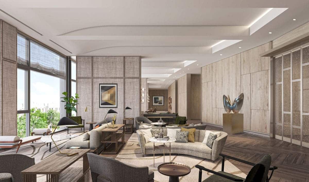 Thư viện tại tòa Sea - tòa nhà trung tâm của Grand Marina Saigon.