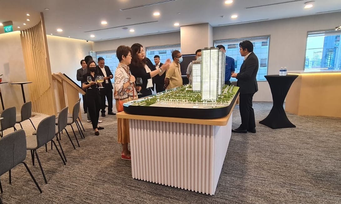 Nhà đầu tư quốc tế quan tâm Grand Marina Saigon tại sự kiện giới thiệu dự án ở Singapore, đầu tháng 9/2022.