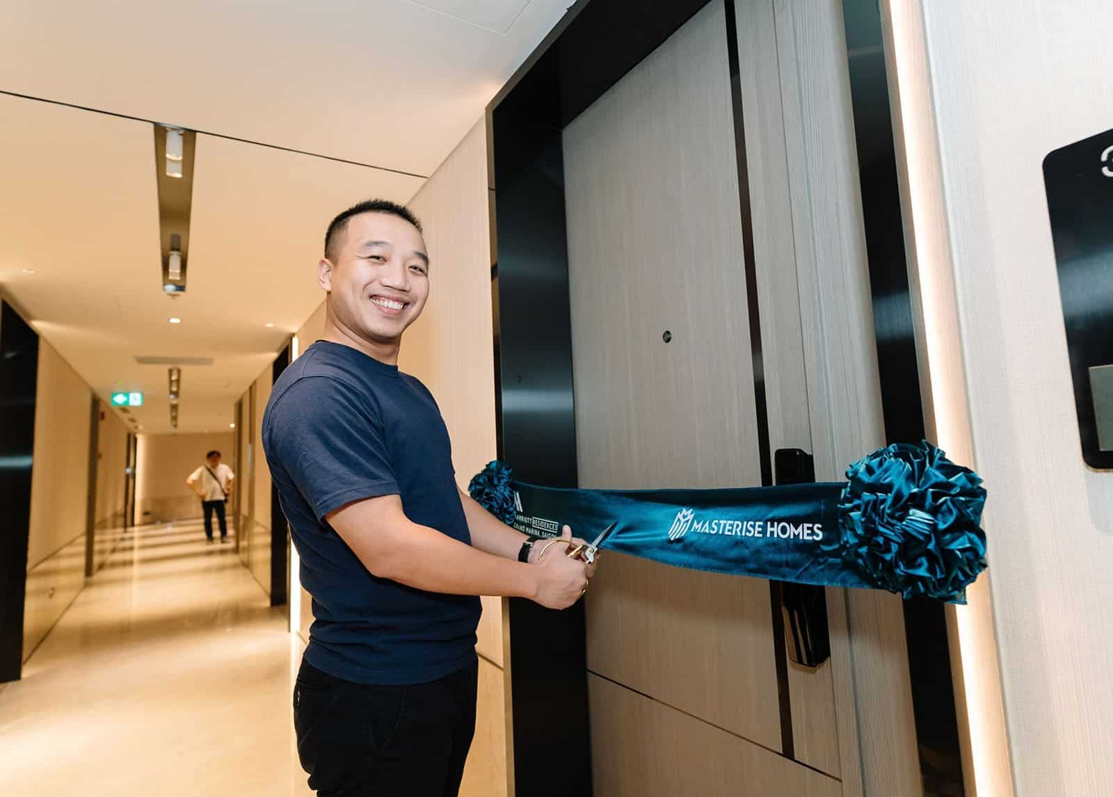 Bên trong căn hộ hàng hiệu Marriott dự án Grand Marina Saigon.