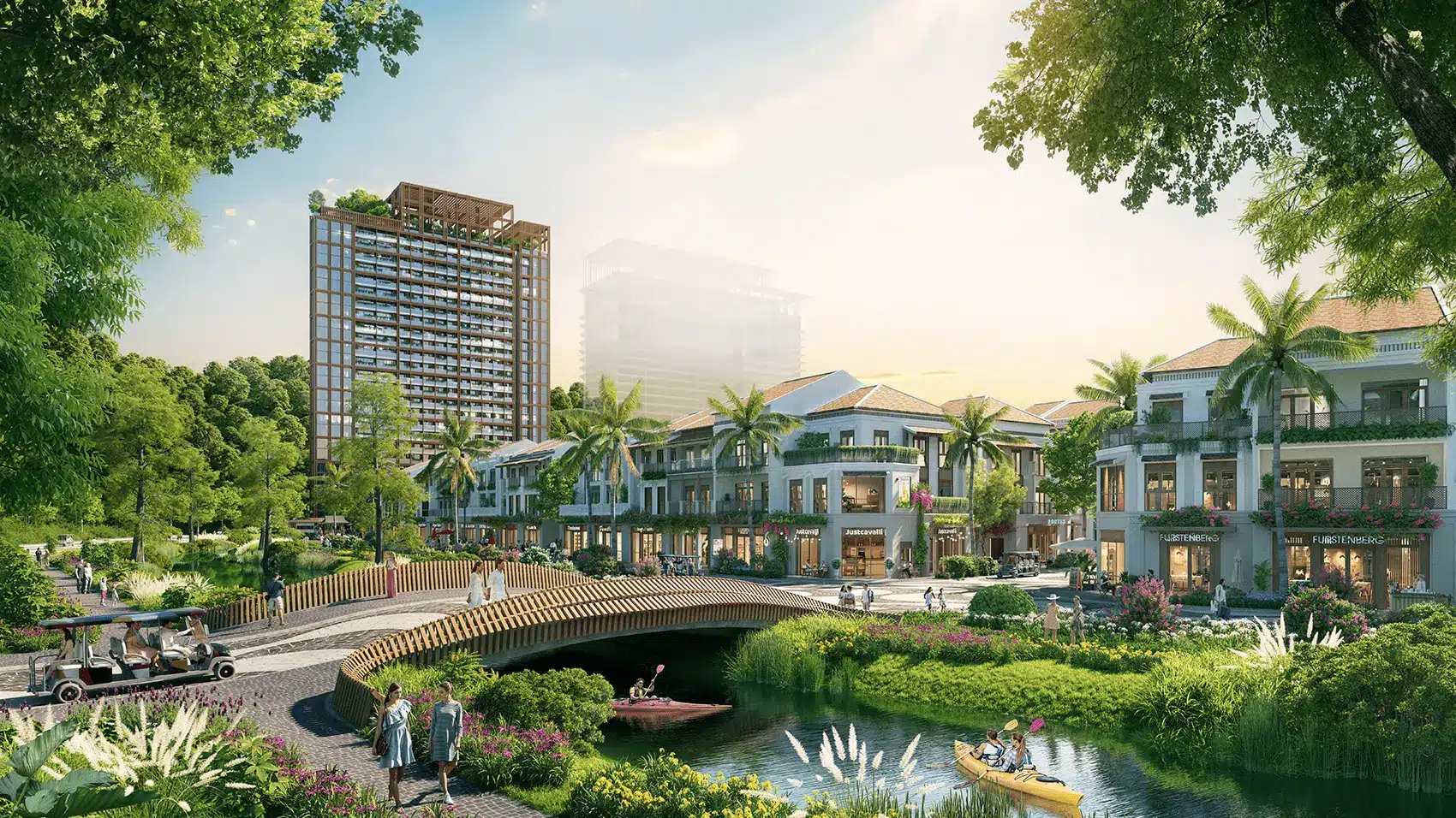 Dự án Xanh Island Cát Bà: Khu du lịch và dịch vụ thương mại đẳng cấp với kiến trúc xanh.